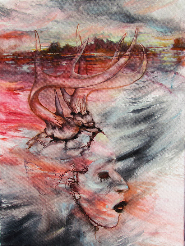 Liz Downing painting, An Underwater Spirit
